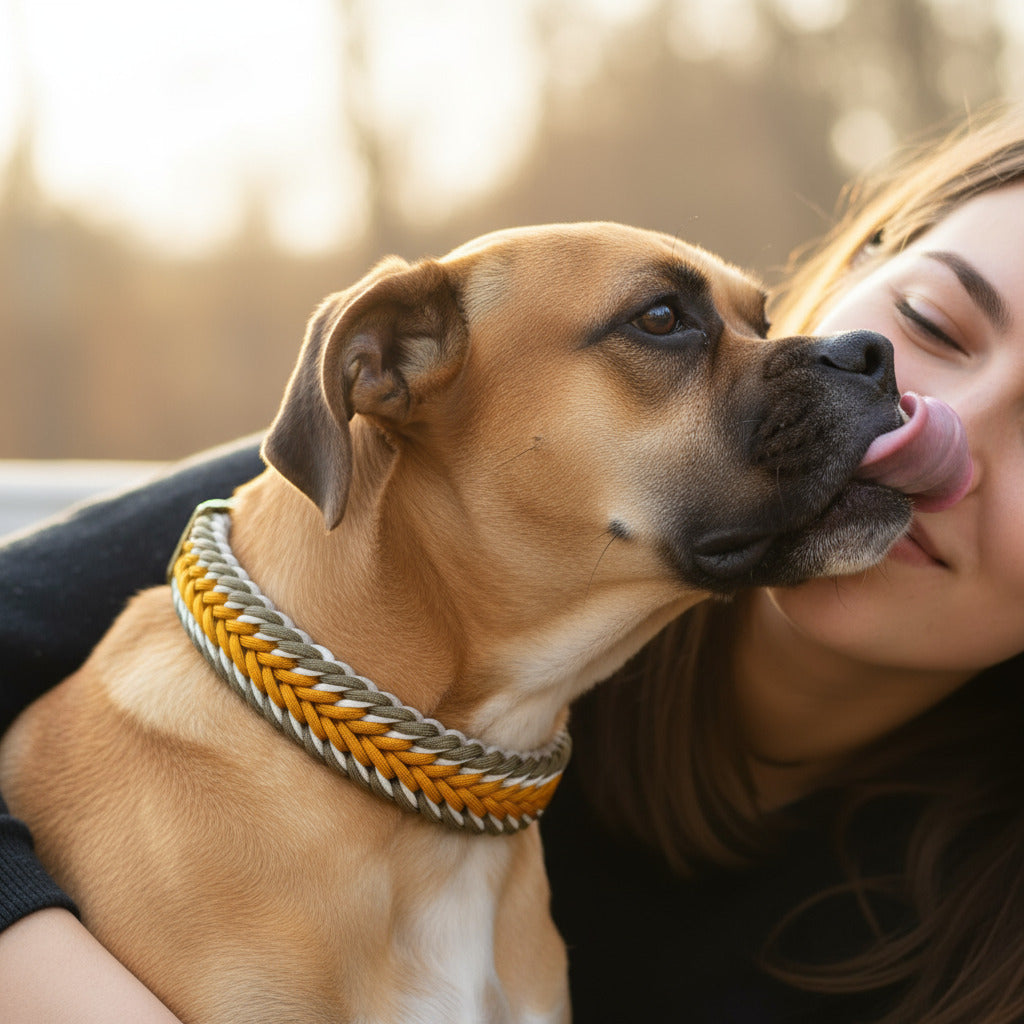 Halsband Set "Alpenglühen“ 38-42 cm